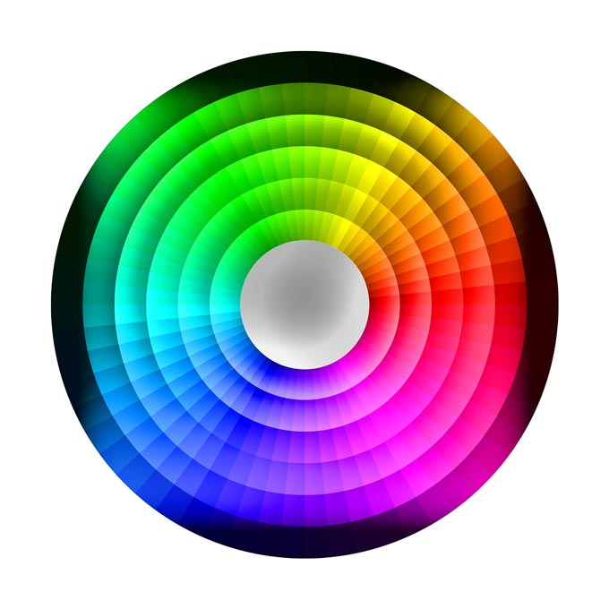 A very basic color wheel.