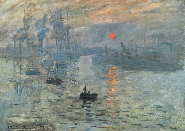 Claude Monet's Sunrise Painting
