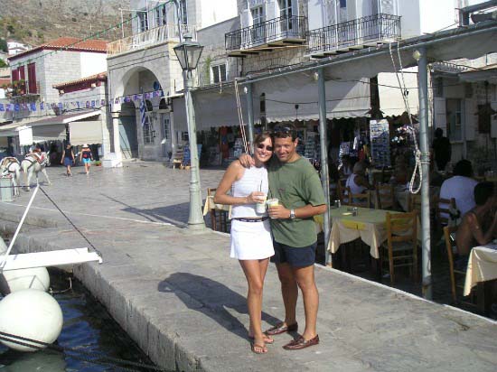 George and I in Hydra.