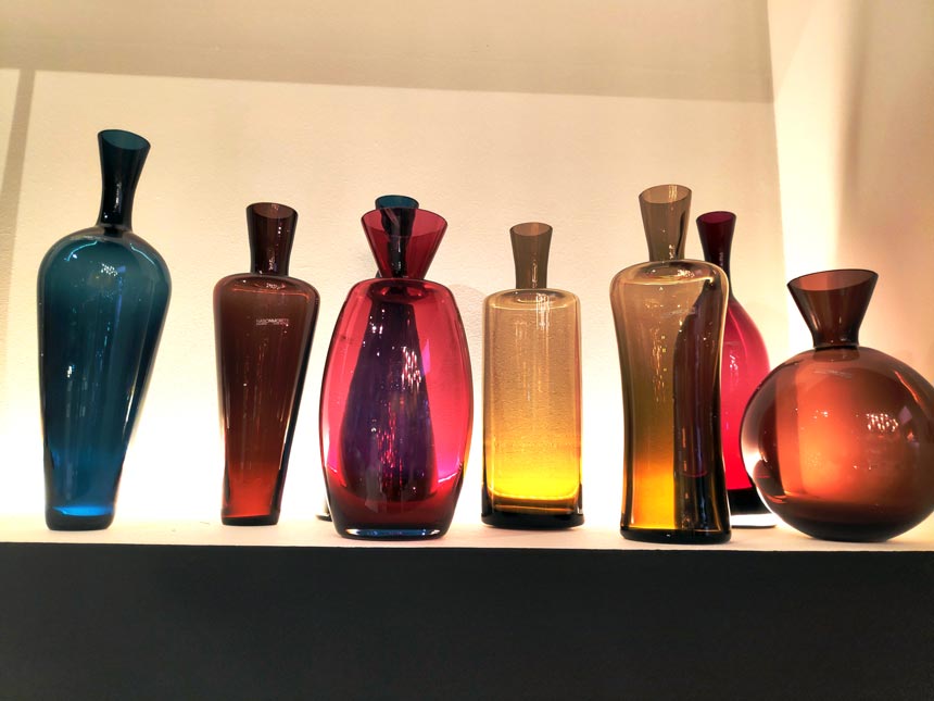 Murano glass decor. Image snapped at Salone del Mobile 2019 in Milan by Velvet.
