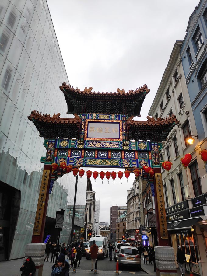 The "gateway" to London's Chinatown.