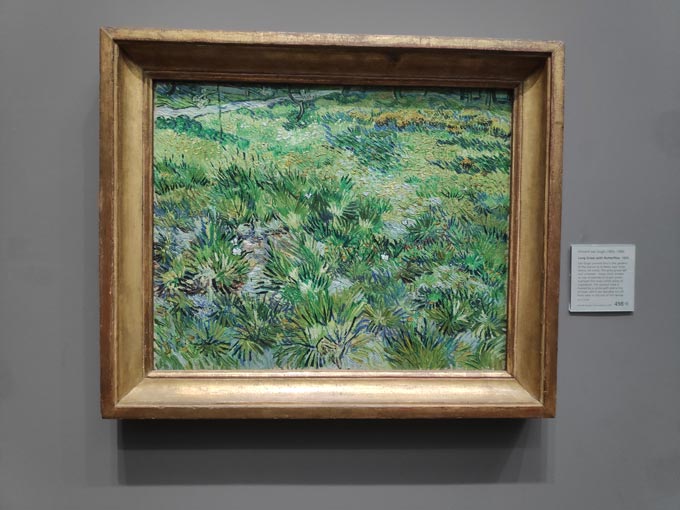 A Van Gogh painting part of the National Gallery's collection in London.