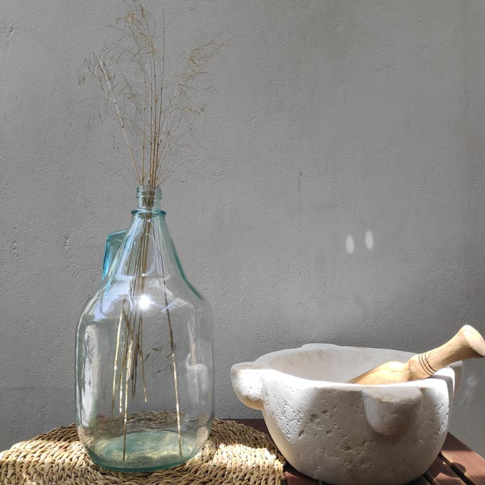 Embracing Slow Design and its principles. Vintage homeware posing as decor with an organic vibe.