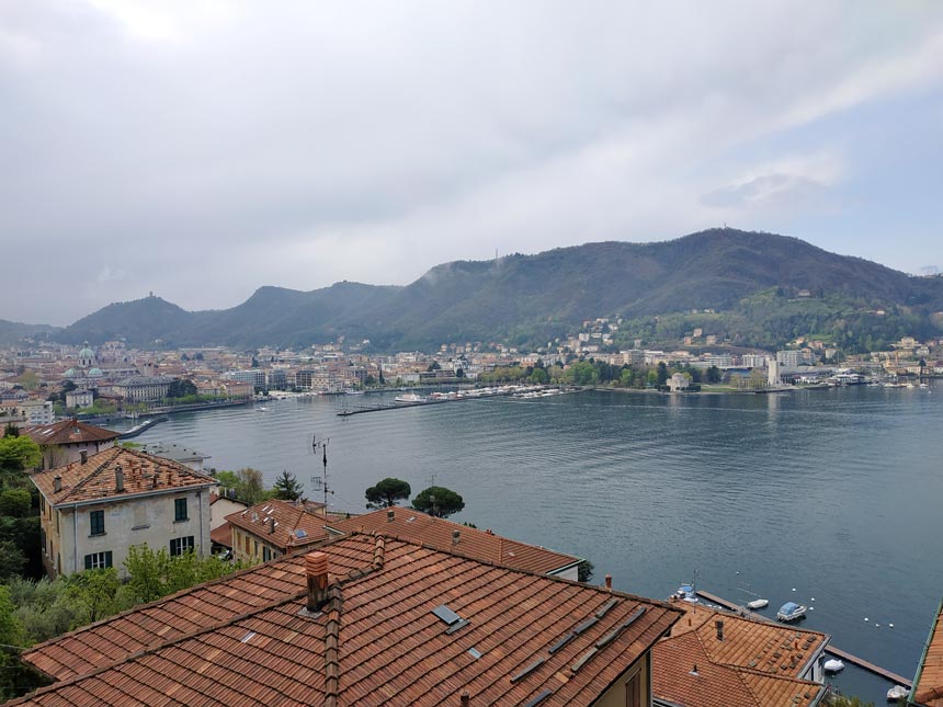 View of Como and the Lake Como. Image by Velvet.