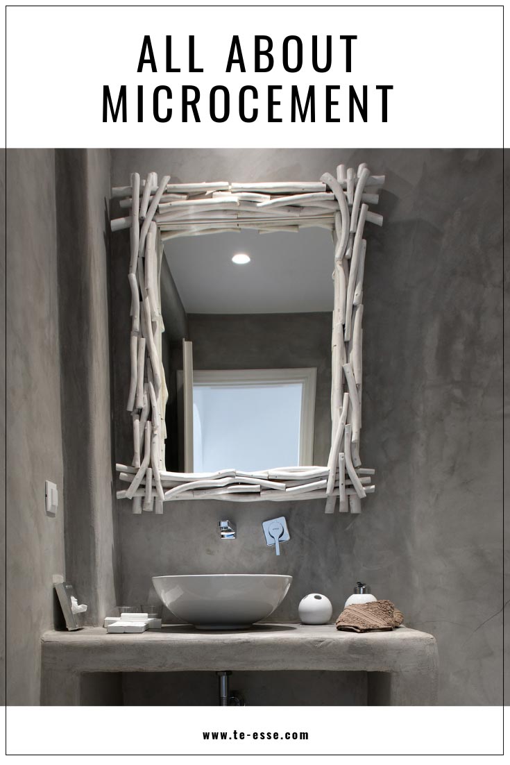 Now that is a great looking microcement bathroom. A pin image to remember.