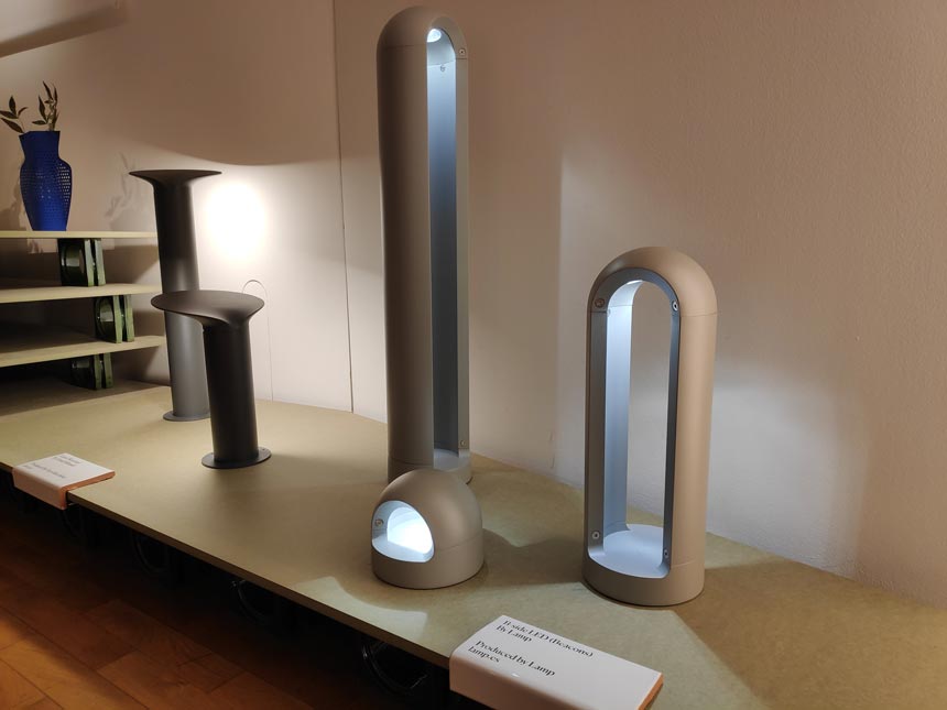 Various lamps by Spanish designers on display during Milan's Design Week.