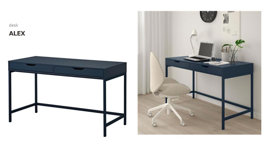 Ikea's Alex desk.