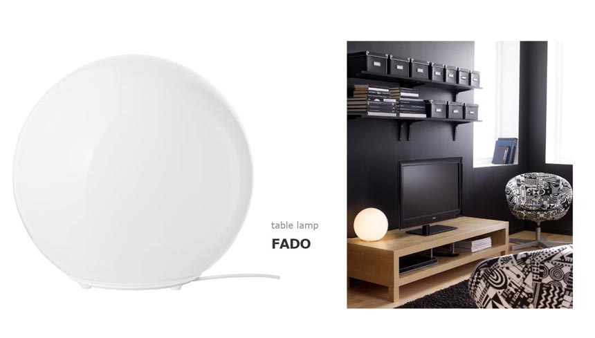 Ikea's Fado table lamp.