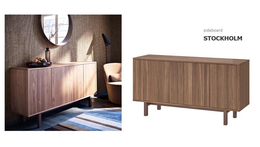 Ikea's Stockholm sideboard