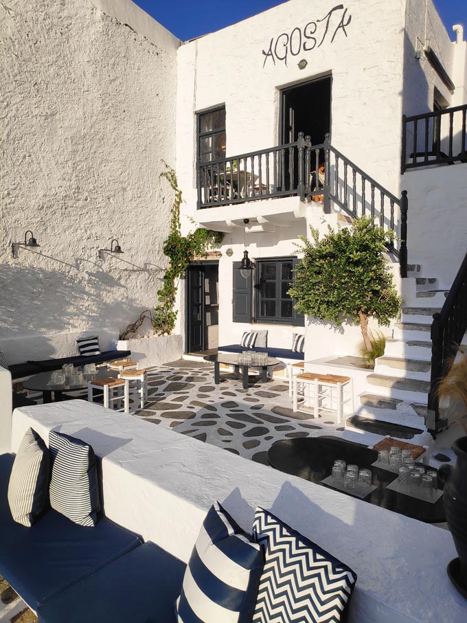 The Agosta club at Naoussa Paros.