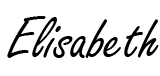 Elisabeth signature