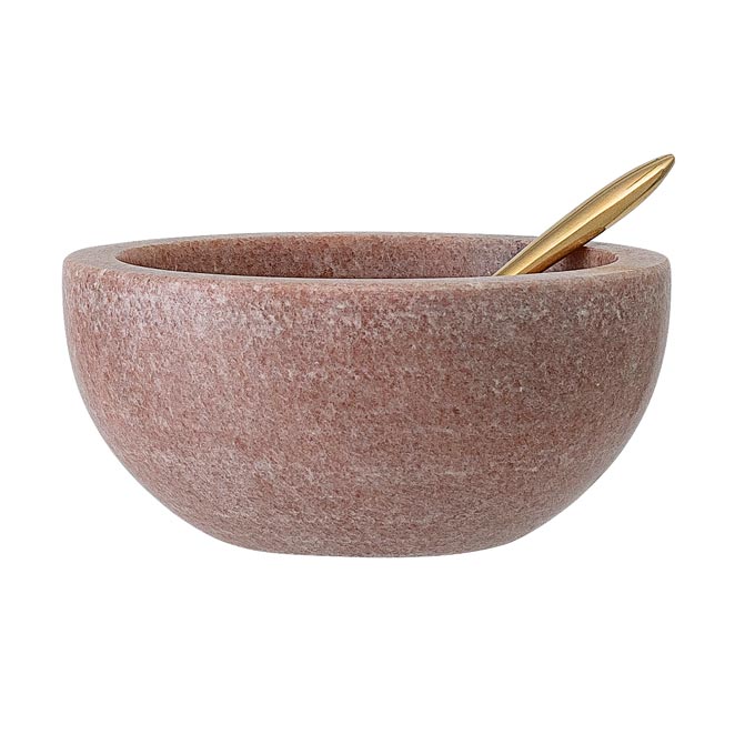 A pink marble bowl from Cult Furniture. Marble decor ideas.