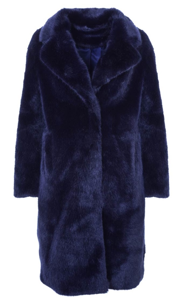 A beautiful faux fur coat. Image by Debenhams.