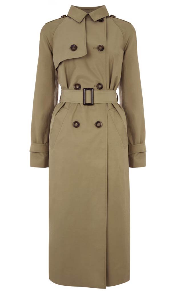 A classic trench coat. Image by Oasis.