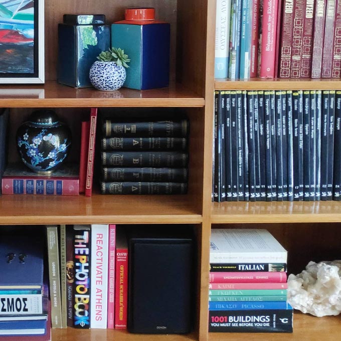 Part of a styled bookcase of mine. Image taken for the 30dayshomelove Instagram challenge.