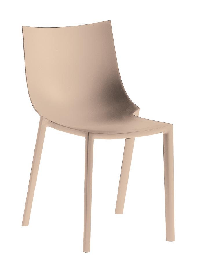 Cut out image of a beige Bo Senape Driade chair. Via einrichten-design.de.