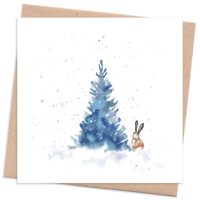 A Christmas card - all sustainable. Via 1 Tree Cards.