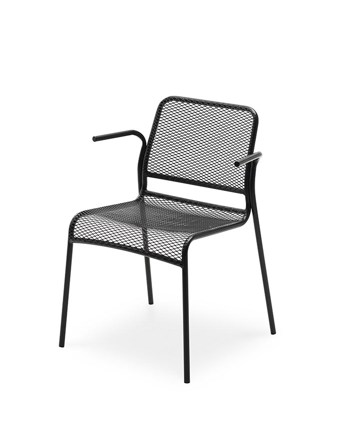 The Mira armchair - a minimalist outdoor chair by Skagerak.