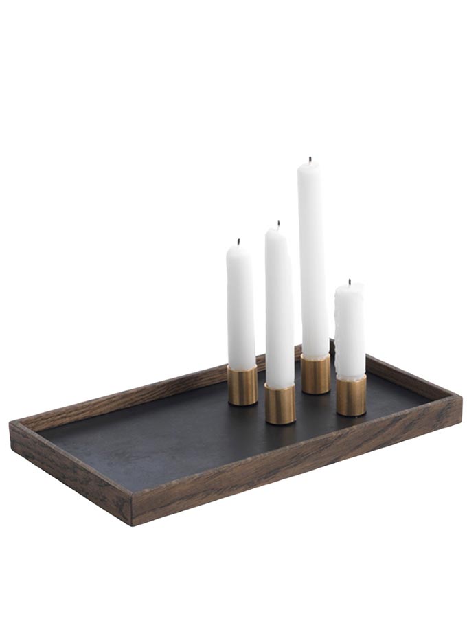 A candle tray, perfect for Christmas decor by HoldDesignPur.