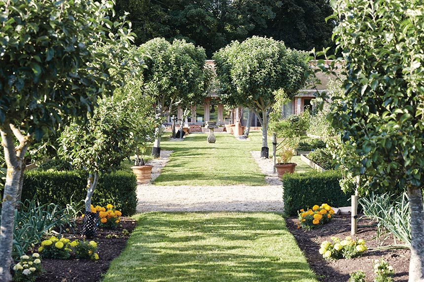 View of a garden that feels organic, natural yet looked after for. Just beautiful.Image: Soho House/Cowshed Garden Babington House.